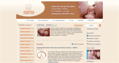 Desktop Screenshot of mamila.sk